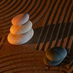 Icon representing zen and balance lifestyle